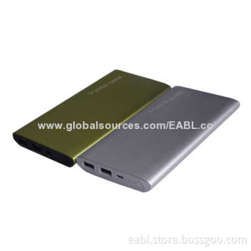 Dual USB Travel Charger, 12,000mAh Capacity for Most Phones/Digital Product/Aluminum Alloy Housing